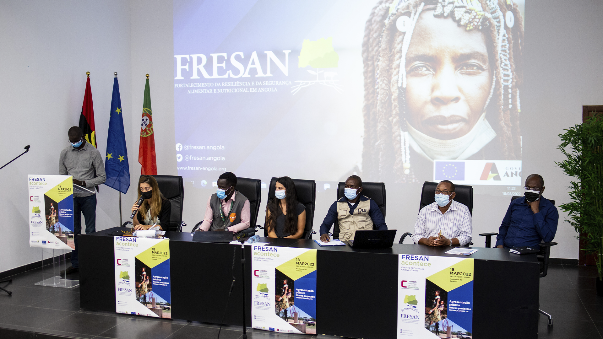 Cinco novos projectos financiados pela União Europeia, FRESAN/Camões, I.P. apresentados no Cunene