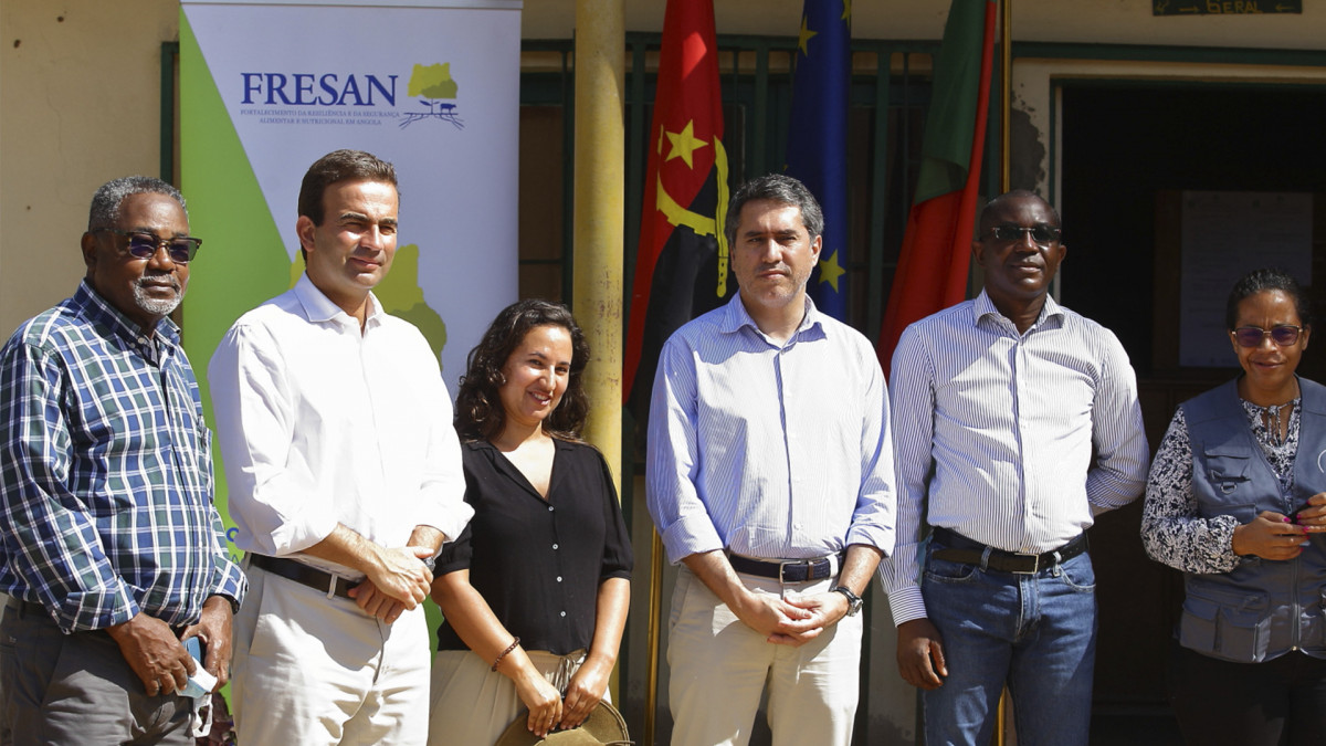 Secretários de Estado de Portugal e de Angola visitam Programa FRESAN nas províncias do Namibe e da Huíla